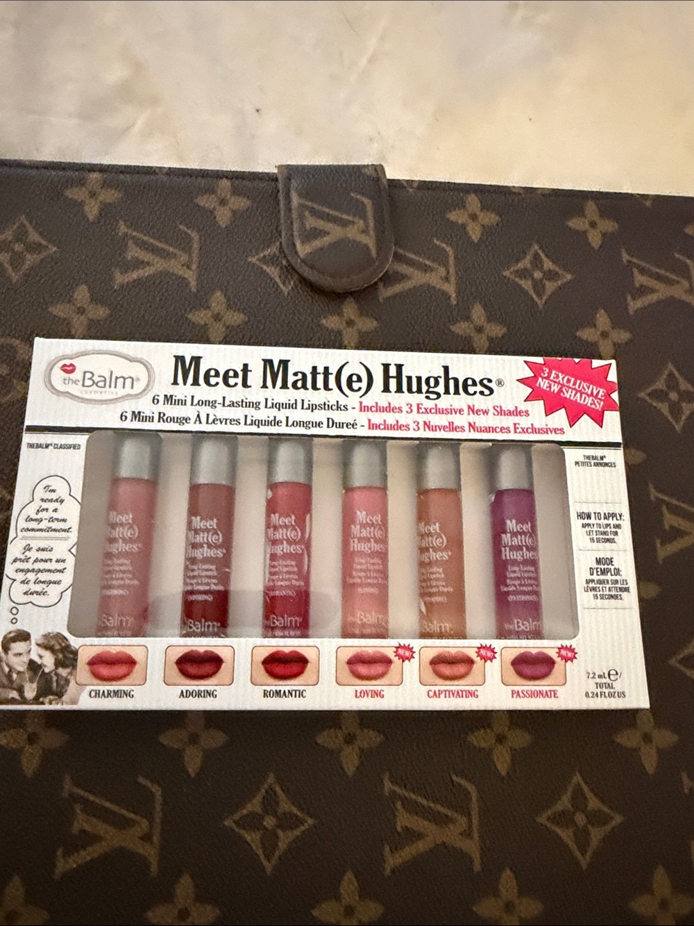 theBalm Mini Meet Matt(e) Hughes Liquid Lipstick Set Vol. 1 — NEW